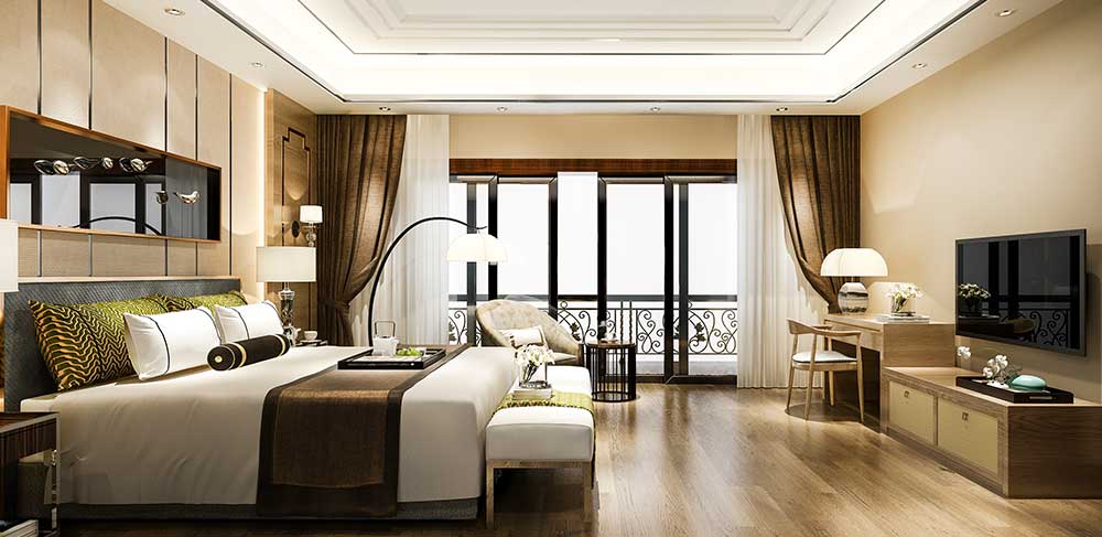 Spacious living room concept at Poulomi Estates